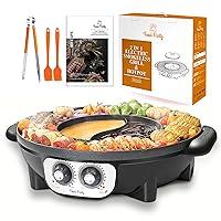 Algopix Similar Product 1 - Food Party 2 in 1 Electric Smokeless