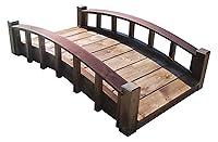 Algopix Similar Product 6 - SamsGazebos MB-B4-T Garden Bridge, Brown