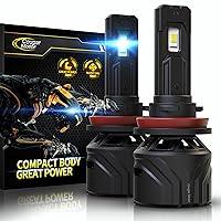 Algopix Similar Product 5 - Cougar Motor H11 LED Bulb H9 LED H8