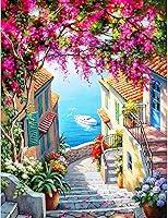 Algopix Similar Product 16 - KYOQFVN Landscape Cross Stitch Kits