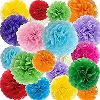 Algopix Similar Product 1 - ANSOMO Rainbow Colorful Tissue Paper