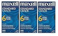Algopix Similar Product 18 - Maxell VHS Blank 3Pack Standard Grade
