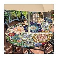 Algopix Similar Product 11 - Lutexblcor Patio Tablecloth with