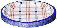 Algopix Similar Product 2 - Amscan Summer Block Party Plaid Round