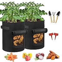 Algopix Similar Product 4 - BIJOKETTEN 10 Gallon Grow Bags Potato