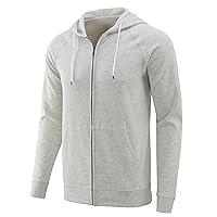 Algopix Similar Product 11 - AIRDYNAM Mens Zip Up Hoodies Athletic