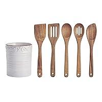 Algopix Similar Product 14 - Pfaltzgraff Trellis Utensil Crock 7x6