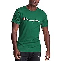Algopix Similar Product 6 - Champion mens Classic Tshirt Script