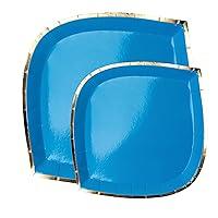 Algopix Similar Product 18 - Posh Dessert Plates, Blue My Mind