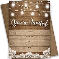 Algopix Similar Product 6 - Printed Party Fillin Invitations and
