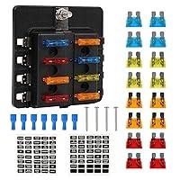 Algopix Similar Product 18 - 1 Pc of 32V 8Way Blade Fuse Box Block