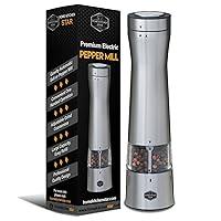 Algopix Similar Product 18 - Premium Electric Pepper Grinder or Salt