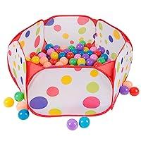 Algopix Similar Product 2 - Kids Popup Sixsided Ball Pit Tent