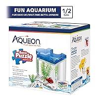 Algopix Similar Product 11 - Aqueon Betta Puzzle Kit Blue .5 Gallon