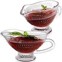 Algopix Similar Product 2 - ZOOFOX 2 Pack 12 oz Glass Gravy Boat