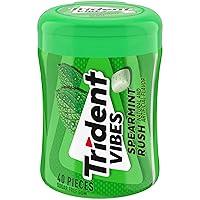 Algopix Similar Product 9 - Trident Vibes Spearmint Rush Sugar Free