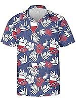 Algopix Similar Product 20 - HEARTZZ Texas Hawaiian Shirt for Men