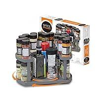 Algopix Similar Product 10 - Spice Rack Organizer for Cabinet 2 Tier