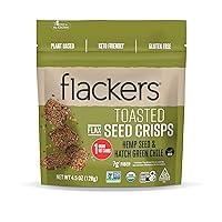 Algopix Similar Product 13 - Flackers Organic Toasted Seed Crisps