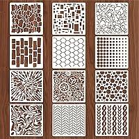 Algopix Similar Product 6 - Jeffdad 8 Pcs Stencils for Crafts