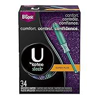 Algopix Similar Product 5 - U by Kotex Sleek Tampons Super Plus