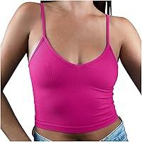 Algopix Similar Product 7 - Tank Tops with Built in Bras Built in