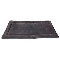 Algopix Similar Product 17 - Aspen Pet Rectangular Kennel Mat Dark