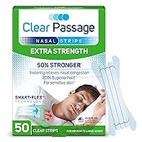 Algopix Similar Product 4 - Clear Passage Nasal Strips Clear Extra