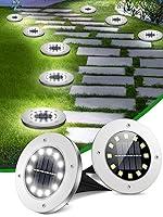 Algopix Similar Product 14 - Coroor Solar Ground Lights 12 LED