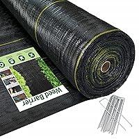 Algopix Similar Product 2 - Sunocity 6ft x300ft Black Weed Barrier