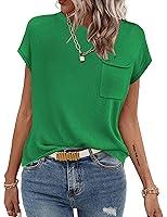 Algopix Similar Product 7 - Zeagoo Womens Summer Cap Sleeve Tops