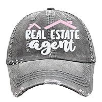 Algopix Similar Product 11 - Womens Custom Real Estate Agent Hat