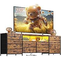 Algopix Similar Product 10 - EnHomee Fits 75 TV Stand Dresser for