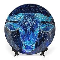 Algopix Similar Product 6 - BTCOWZRV Glowing Cow Pictures Ceramic