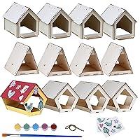 Algopix Similar Product 17 - Neliblu Bird Houses to Paint for Kids 