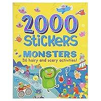 Algopix Similar Product 15 - 2000 Stickers Monsters Activity Book
