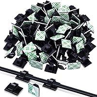 Algopix Similar Product 2 - eBoot 100 Pieces Adhesive Cable Clips