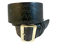 Algopix Similar Product 10 - Genuine Tooled Leather Santa Claus Belt