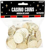 Algopix Similar Product 7 - Amscan Casino Gold Coins, One Size
