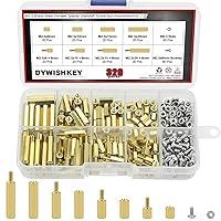 Algopix Similar Product 9 - DYWISHKEY 320 Pieces Male Female Hex