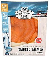 Algopix Similar Product 6 - Changing Seas, Smoked Salmon, 4 Ounce