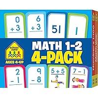 Algopix Similar Product 7 - School Zone  Math 12 4Pack Flash