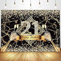 Algopix Similar Product 17 - Sensfun 21st Birthday Backdrop for Her