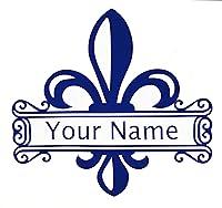 Algopix Similar Product 13 - Personalized Fleurdelis Name Decal 