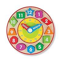 Algopix Similar Product 5 - Melissa  Doug Shape Sorting Clock 