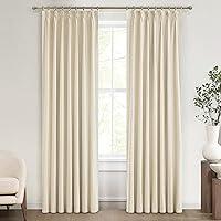 Algopix Similar Product 2 - Light Beige 100 Blackout Curtains for