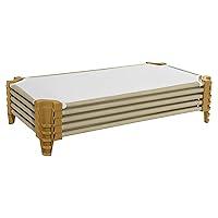 Algopix Similar Product 4 - Wood Designs Stackable Daycare Cots for