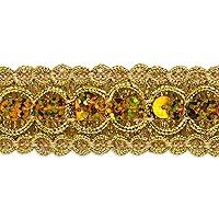 Algopix Similar Product 4 - Trims By The Yard Trish Sequin Metallic