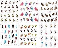 Algopix Similar Product 12 - Beaute Galleria 5 Sheets Nail Art Water