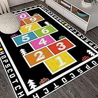 Algopix Similar Product 5 - Sejiarep 5x7 ft Colorful Hopscotch Rug